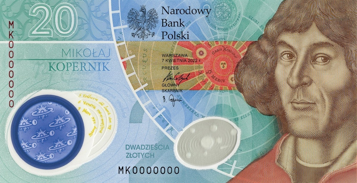 20 zł Mikołaj Kopernik - banknot