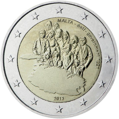 2 euro Malta Ustanowienie samorządu 1921 2013